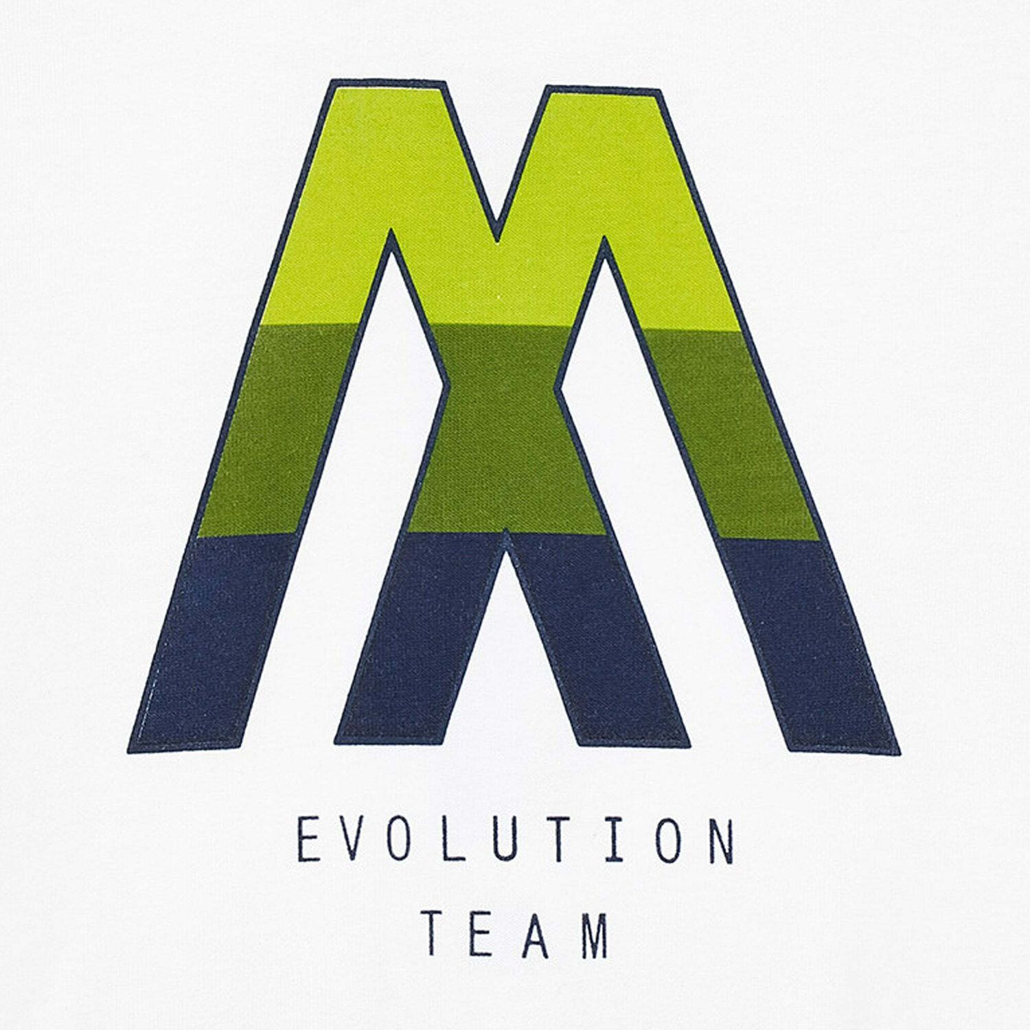 Boys White Logo Top, 1, hi-res