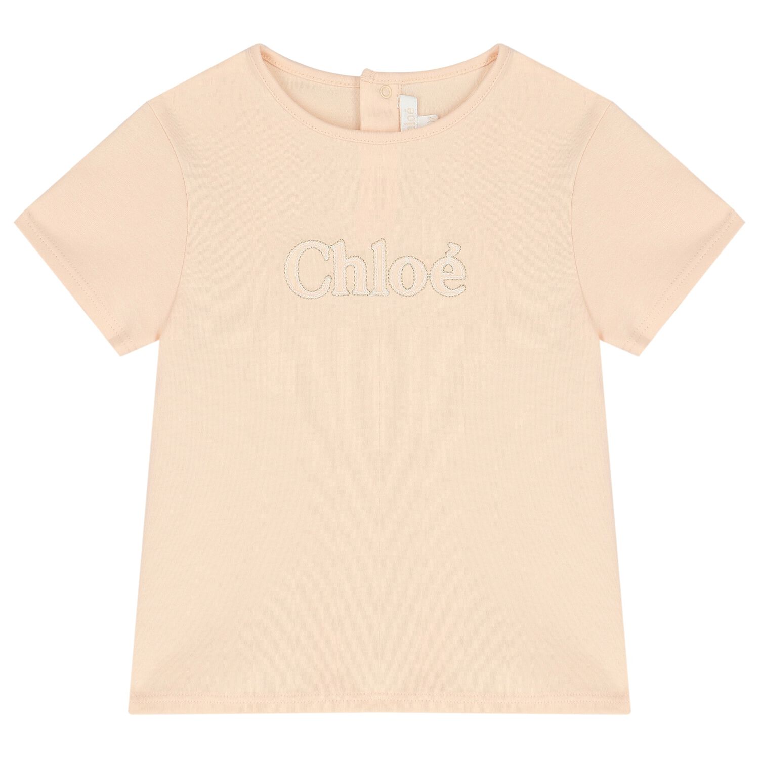 Younger Girls Pink Logo T-Shirt, 2, hi-res