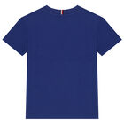 Boys Blue Varsity Logo T-Shirt, 3, hi-res