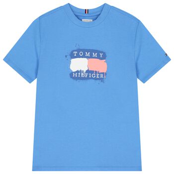 Boys Blue Logo T-Shirt