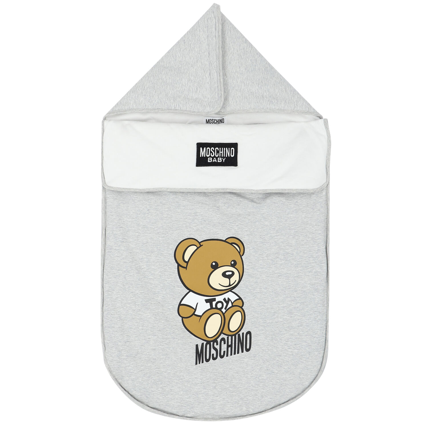 Grey Teddy Bear Logo Baby Nest, 3, hi-res