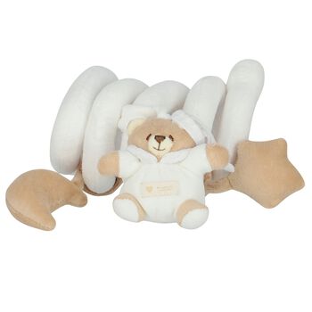 White Teddy Bear, Star & Moon Baby Toy