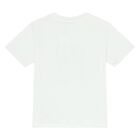 Boys White Logo T-Shirt, 2, hi-res