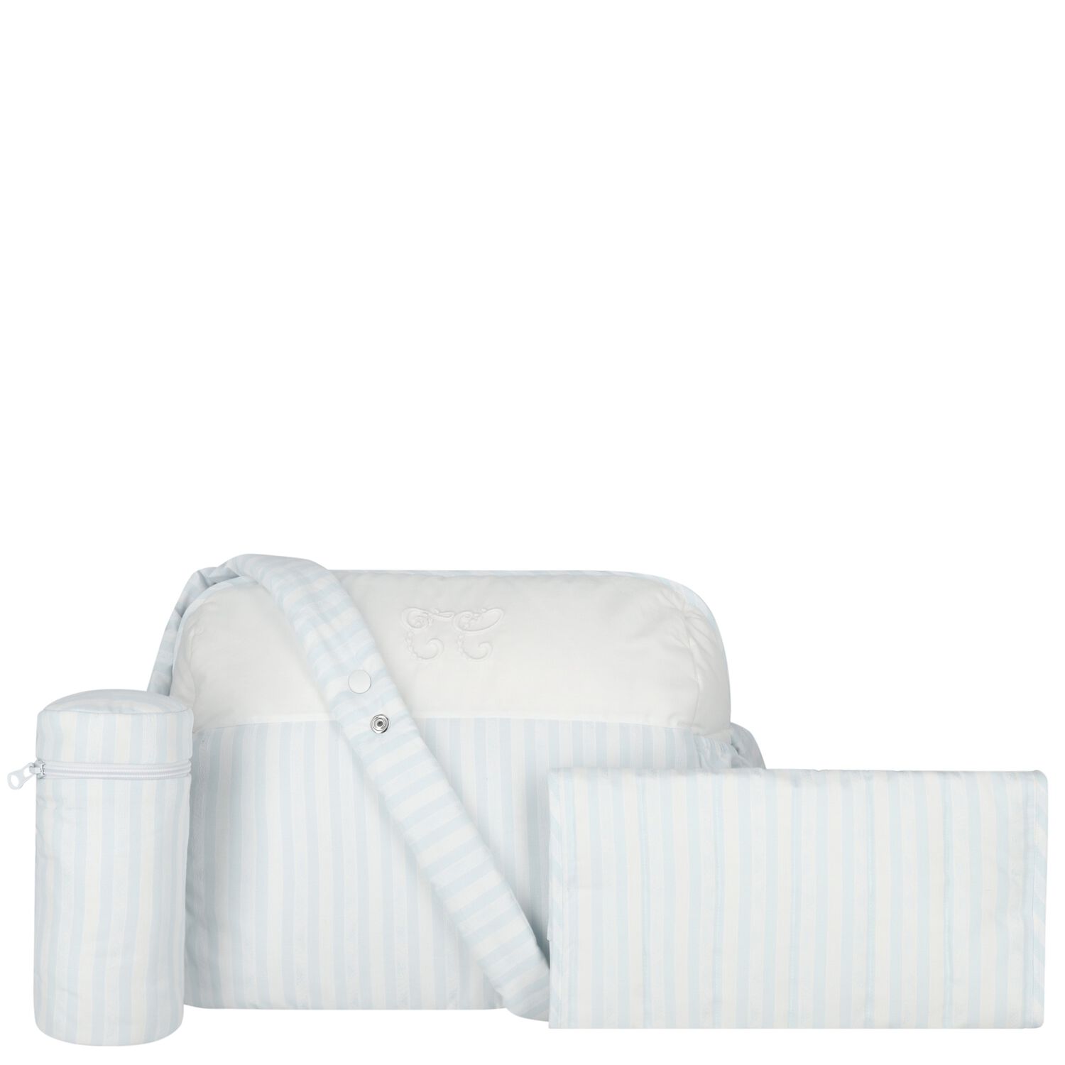 White & Blue Garda Baby Changing Bag ( 37CM ), 2, hi-res