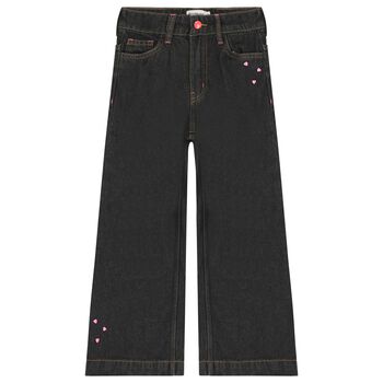 Girls Black Denim Jeans