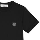 Boys Black Logo T-Shirt, 5, hi-res