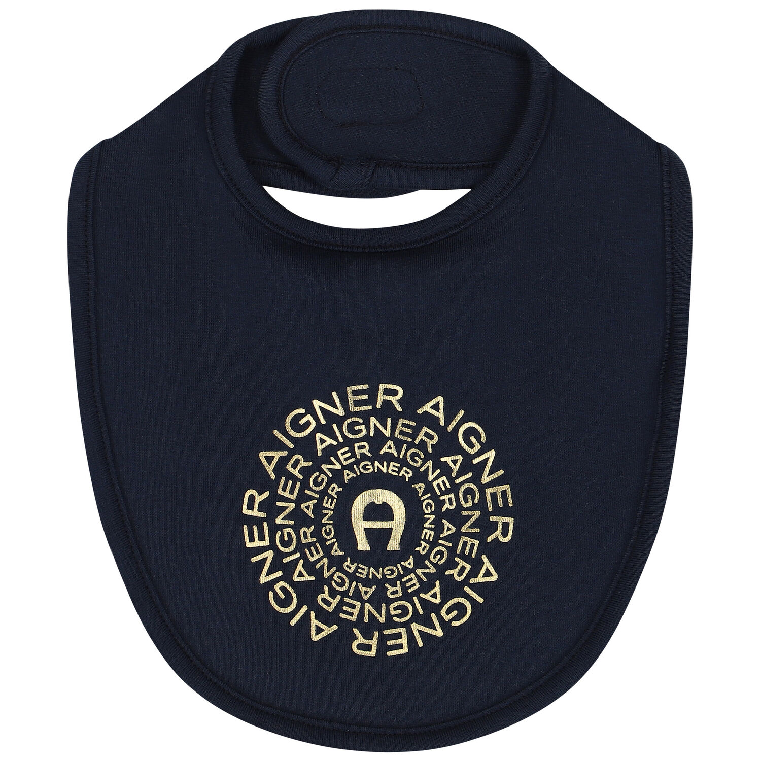 Navy & Gold Logo Baby Bib, 2, hi-res image number null