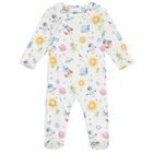 Baby Boys White Space Babygrow, 1, hi-res