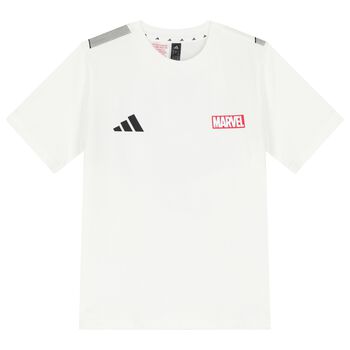 Boys Ivory Logo Marvel T-Shirt