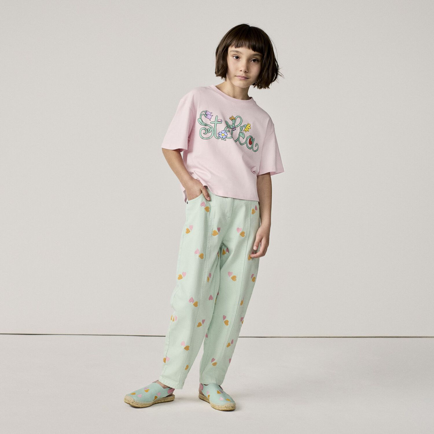 Girls Pink Logo T-Shirt, 1, hi-res