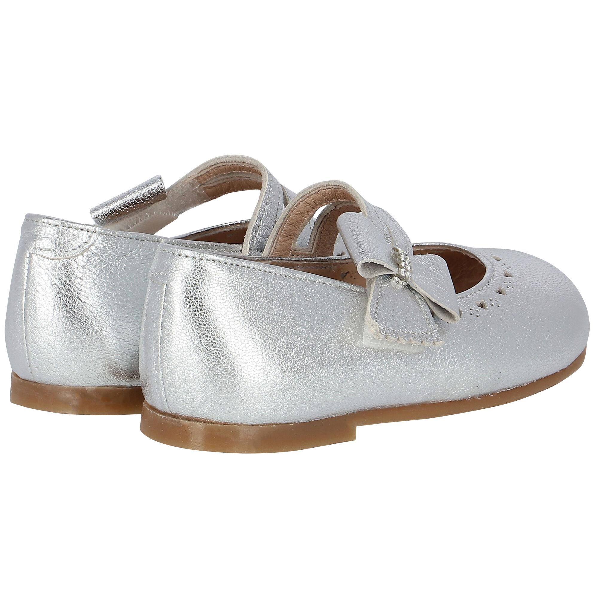 Embellished silver shoes 2025