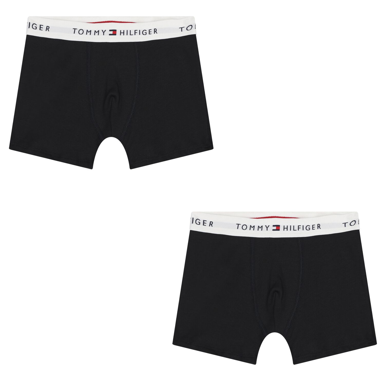 Boys Black Boxer Shorts (2-Pack) , 1, hi-res