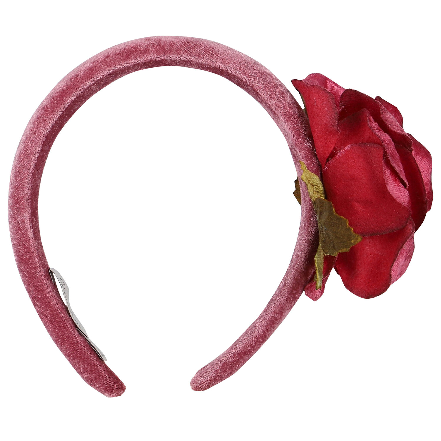 Girls Pink Flower Headband, 1, hi-res