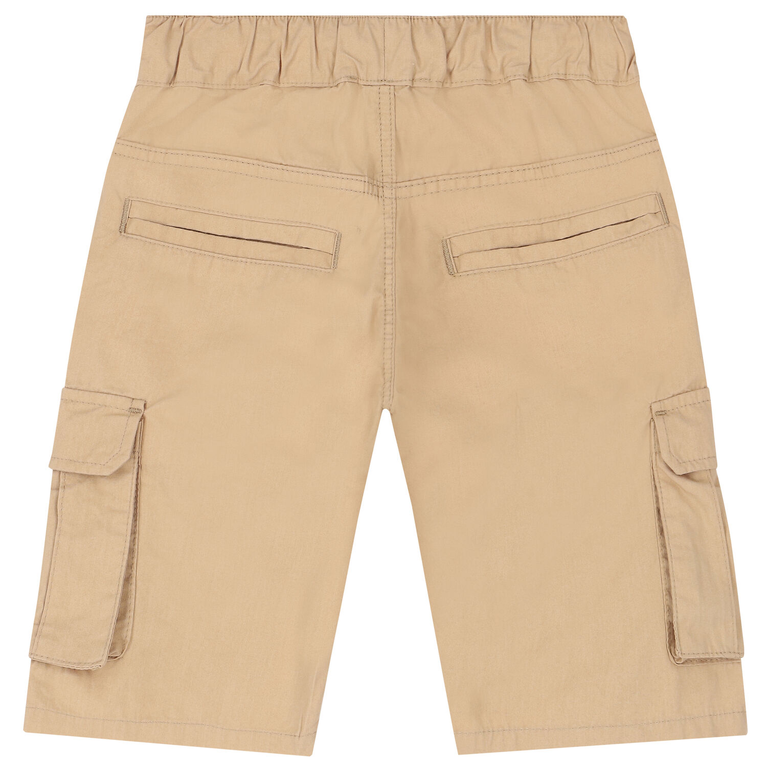 Boys Beige Logo Shorts, 1, hi-res image number null