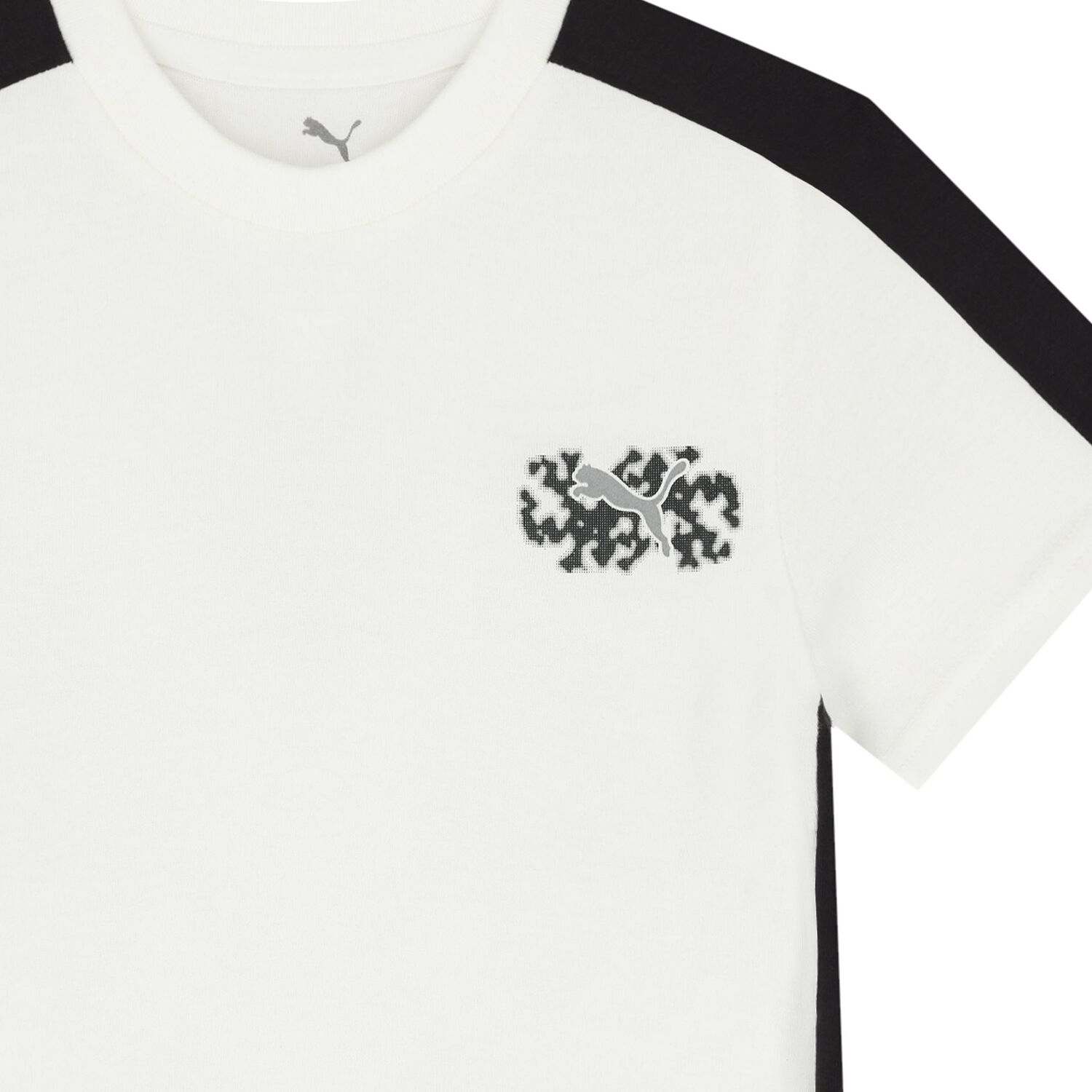 Boys White & Black Logo T-Shirt, 2, hi-res