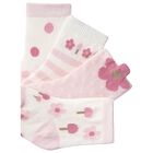 Baby Girls Pink Flower Socks (4 Pack), 1, hi-res