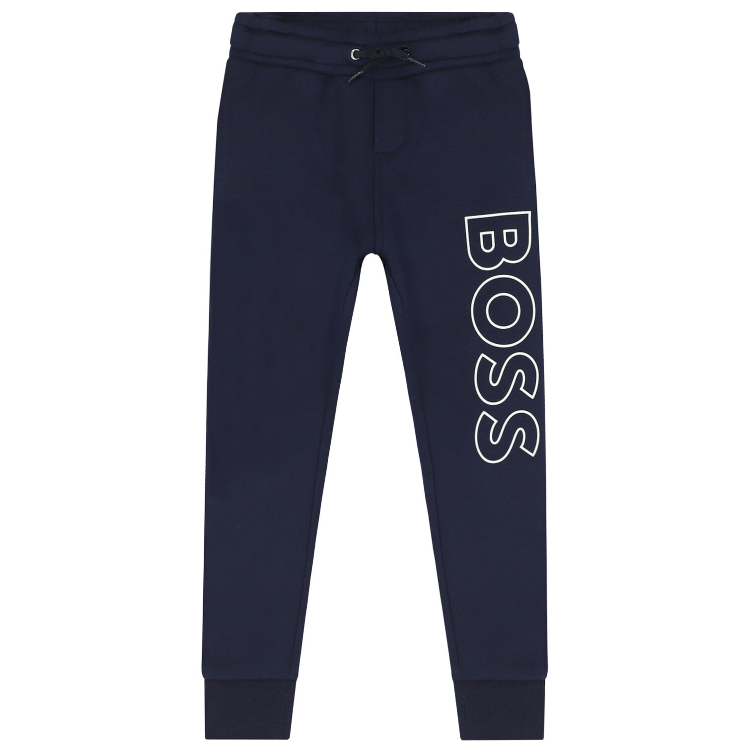 Boys Navy Blue Logo Joggers, 1, hi-res image number null