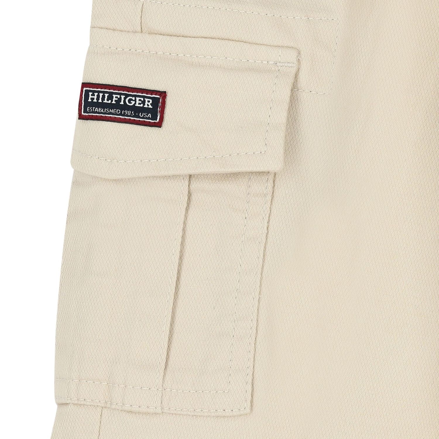 Boys Beige Logo Trousers, 1, hi-res image number null