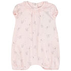 Baby Girls Pink Organic Cotton Shortie, 1, hi-res