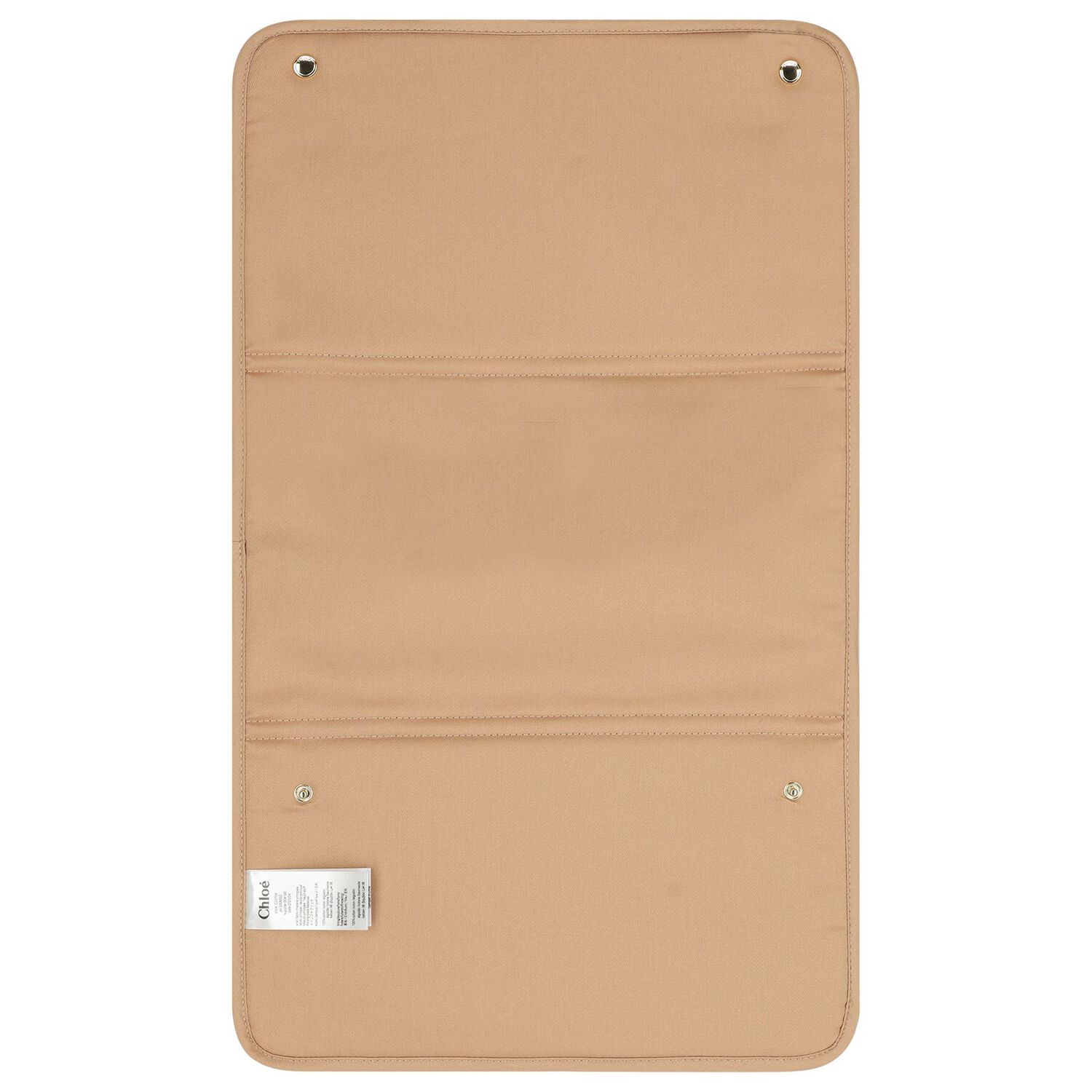 Beige Canvas Baby Changing Bag, 1, hi-res