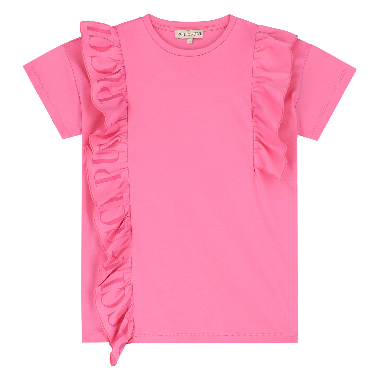 Girls Pink Logo T-Shirt, 1, hi-res image number null