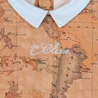 Baby Boys Beige & Blue Geo Map Babygrow Gift Set, 1, hi-res