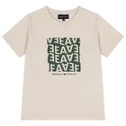 Boys Beige T-Shirts ( 2 Pack ), 1, hi-res
