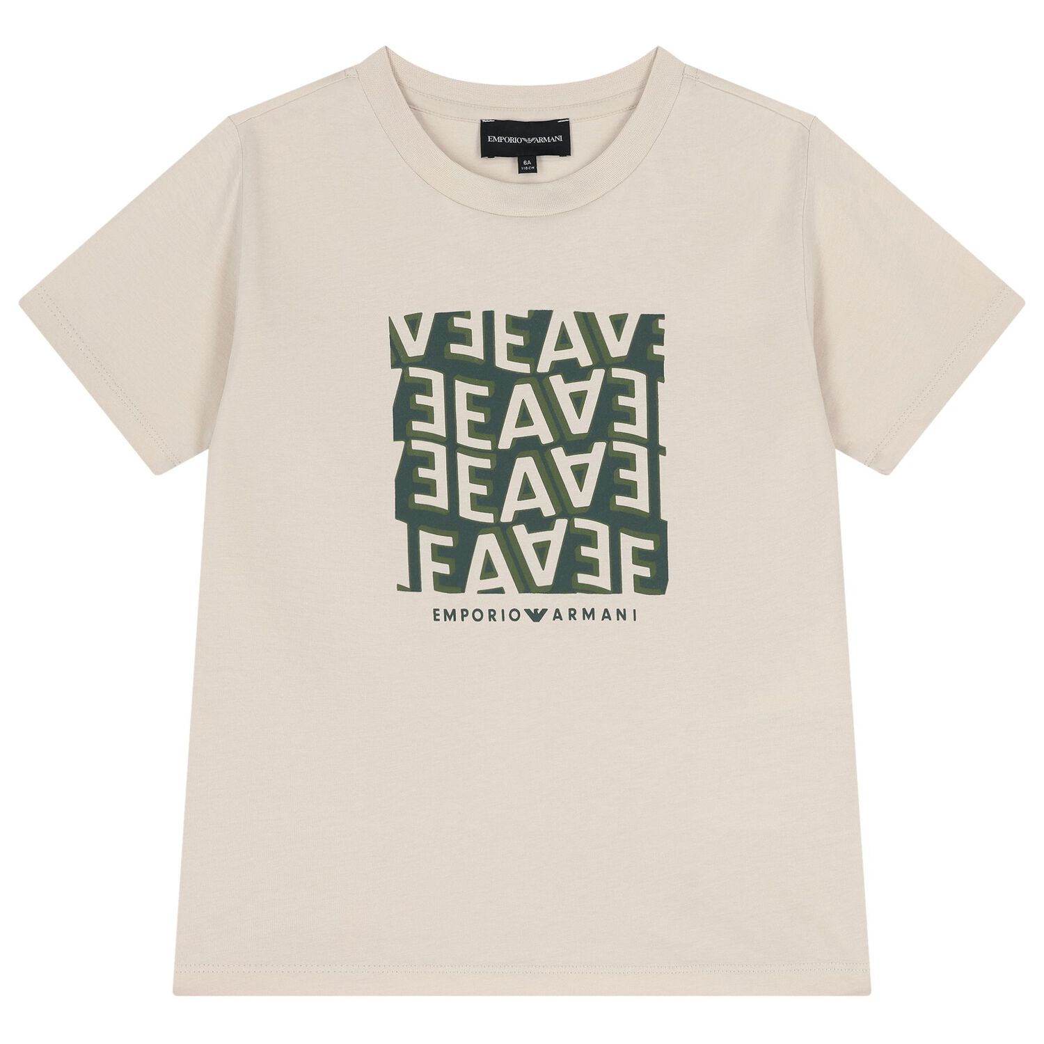 Boys Beige T-Shirts ( 2 Pack ), 1, hi-res