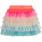 Girls Rainbow Tulle Skirt, 1, hi-res
