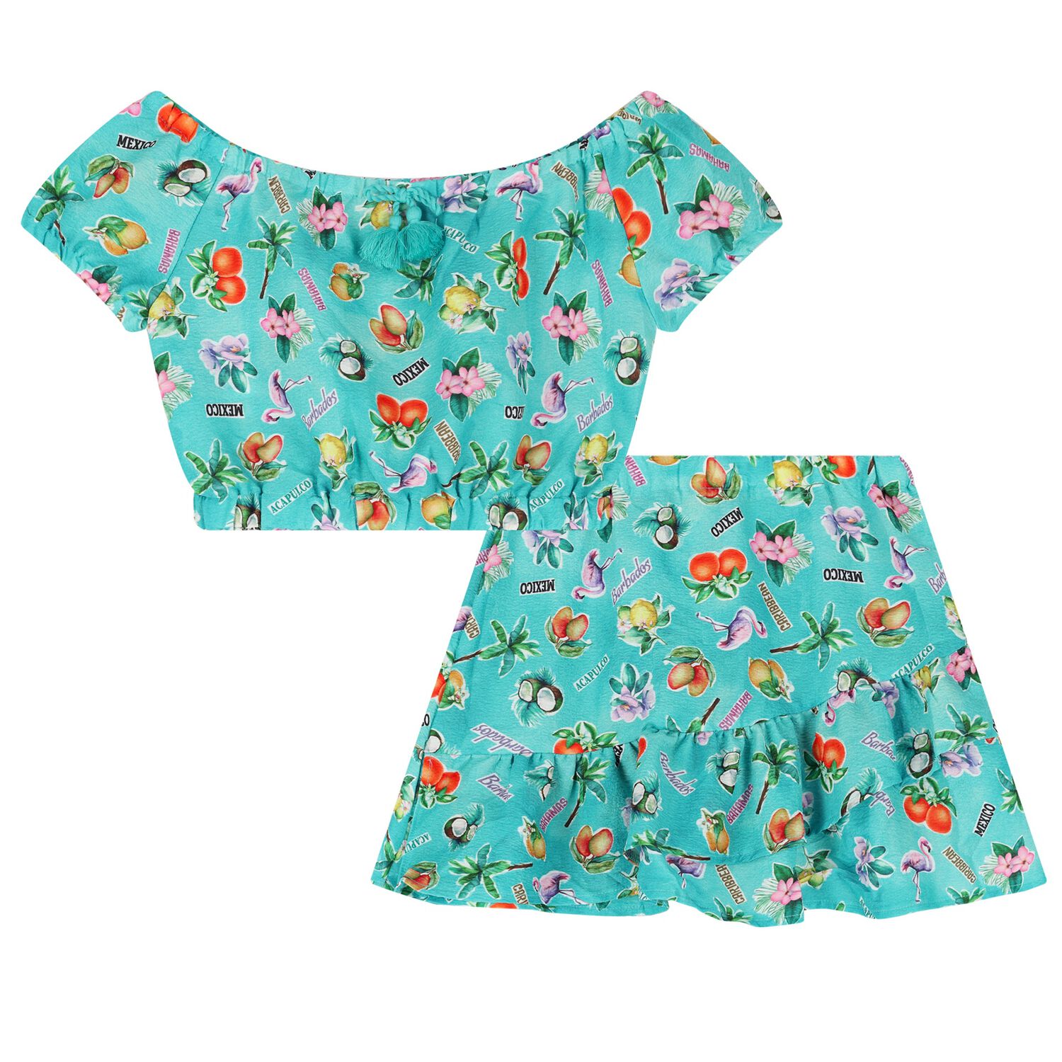 Girls Blue Skirt Set, 1, hi-res image number null