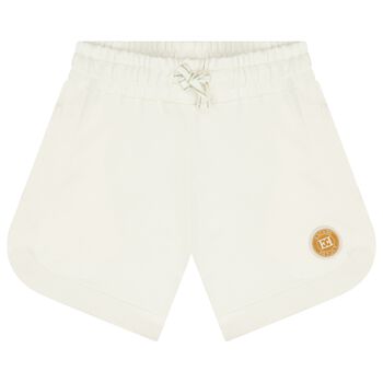 Girls Ivory Logo Shorts