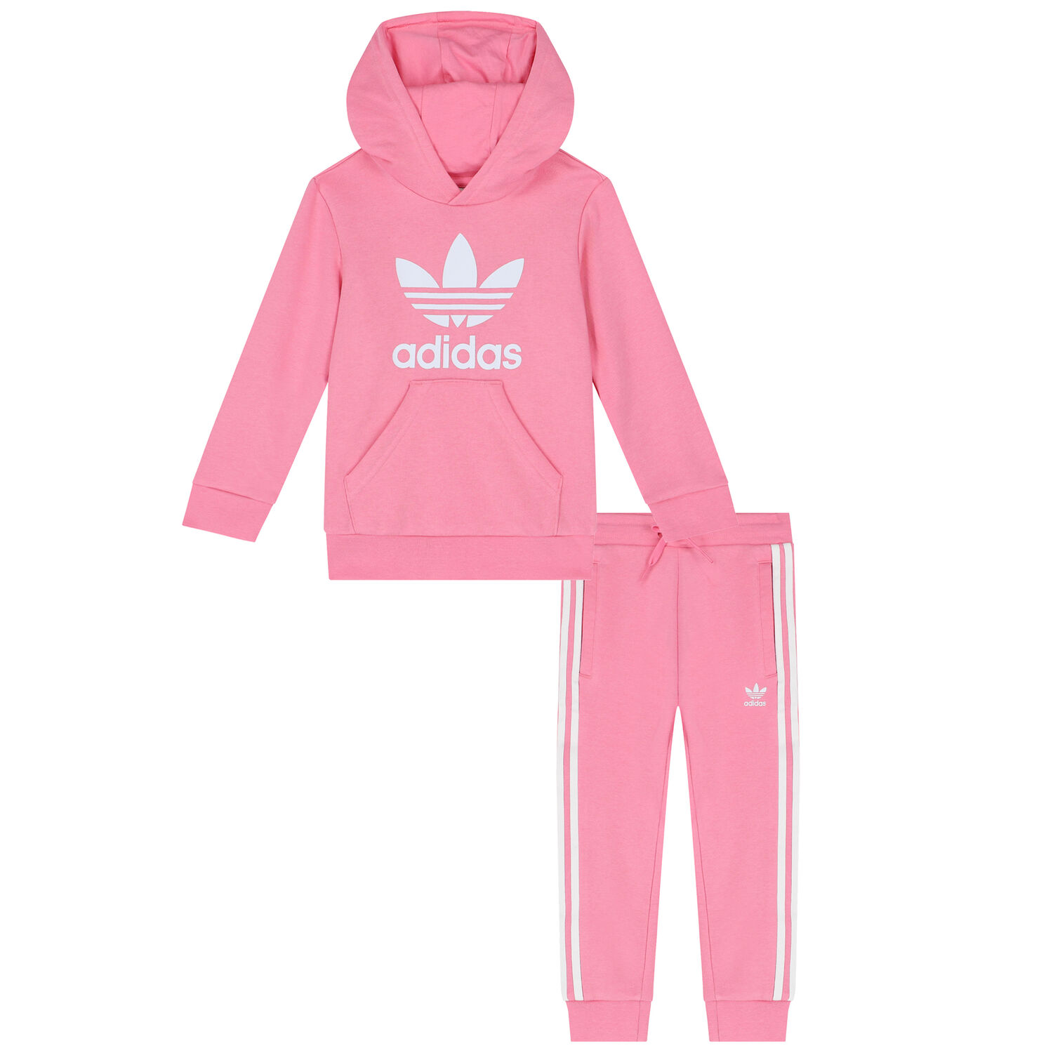 Pink & White Logo Tracksuit, 1, hi-res