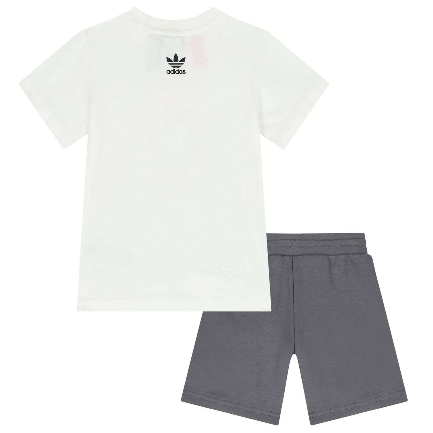 White & Grey Hello Kitty Shorts Set, 1, hi-res
