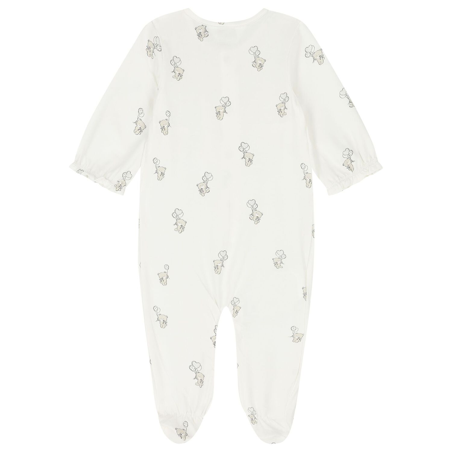 Ivory Teddy Bear Babygrow Set, 2, hi-res