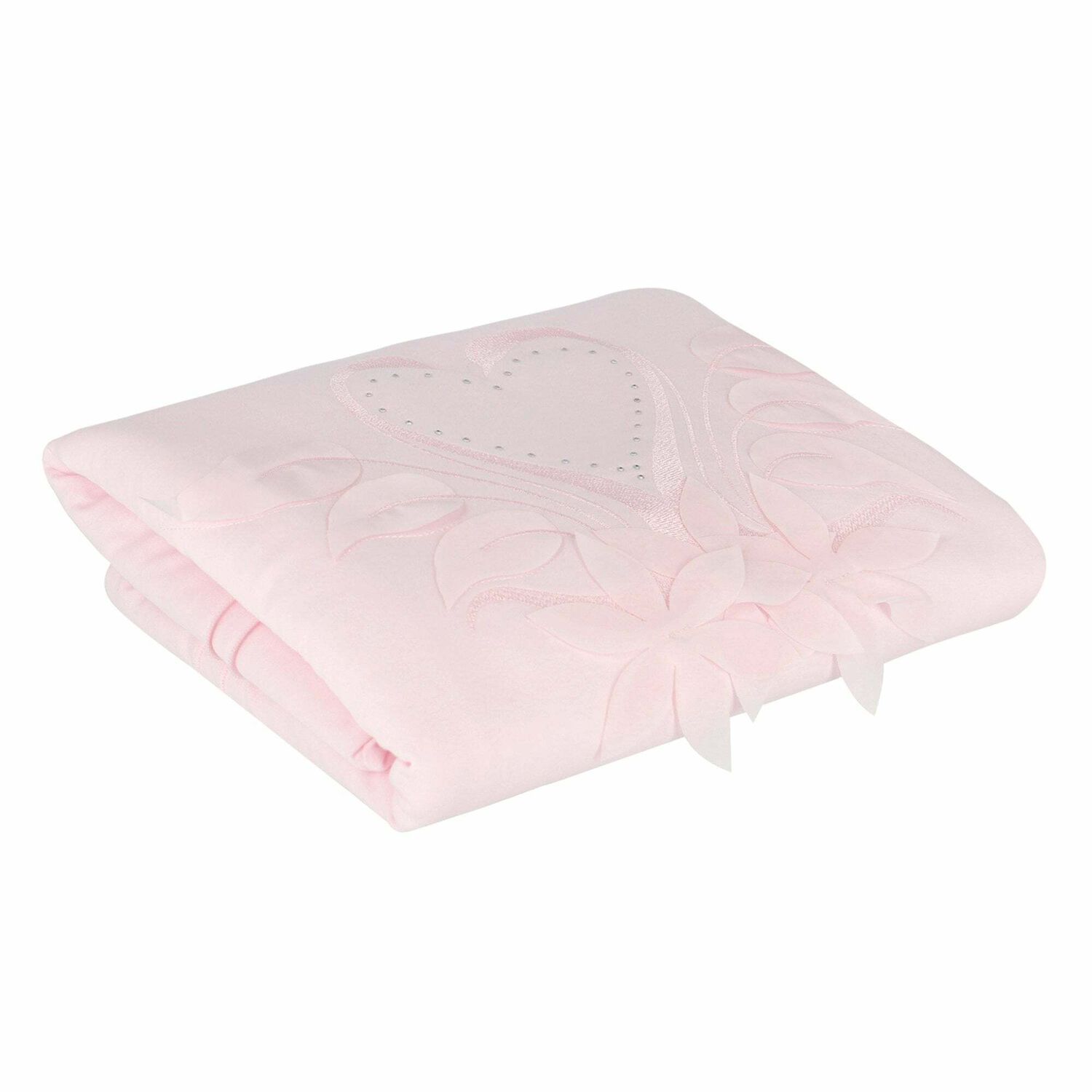 Baby Girls Pink Embellished Blanket, 1, hi-res