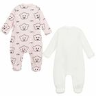 Baby Girls Pink & White Babygrow Two Piece Giftset, 1, hi-res
