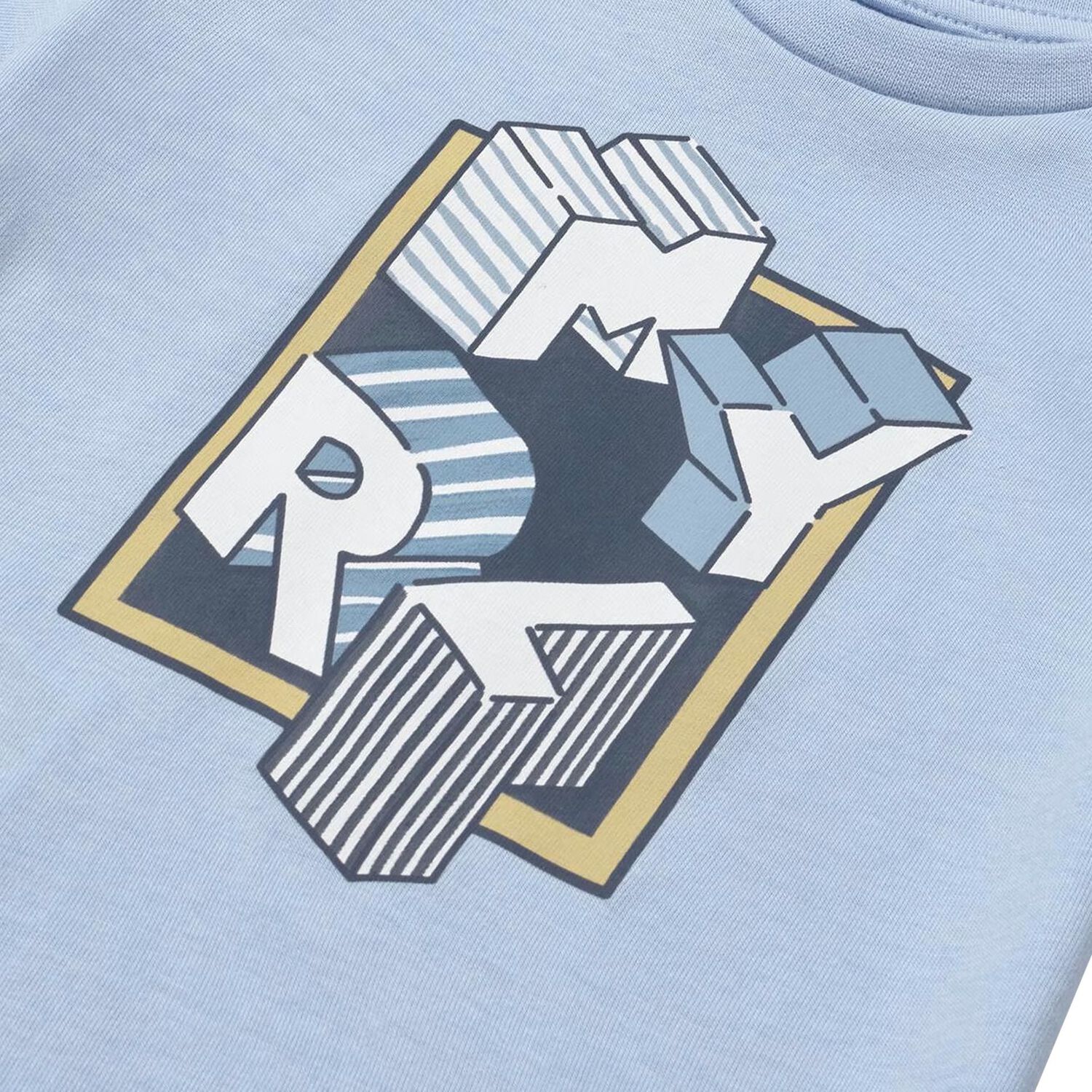 Younger Boys Blue Logo T-Shirt, 1, hi-res