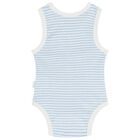 Baby Boys Blue & White Bodysuits ( 2-Pack ), 1, hi-res