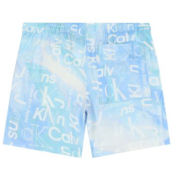 Boys Blue Logo Shorts