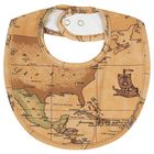 Baby Girls White & Beige Geo Map Gift Set, 2, hi-res