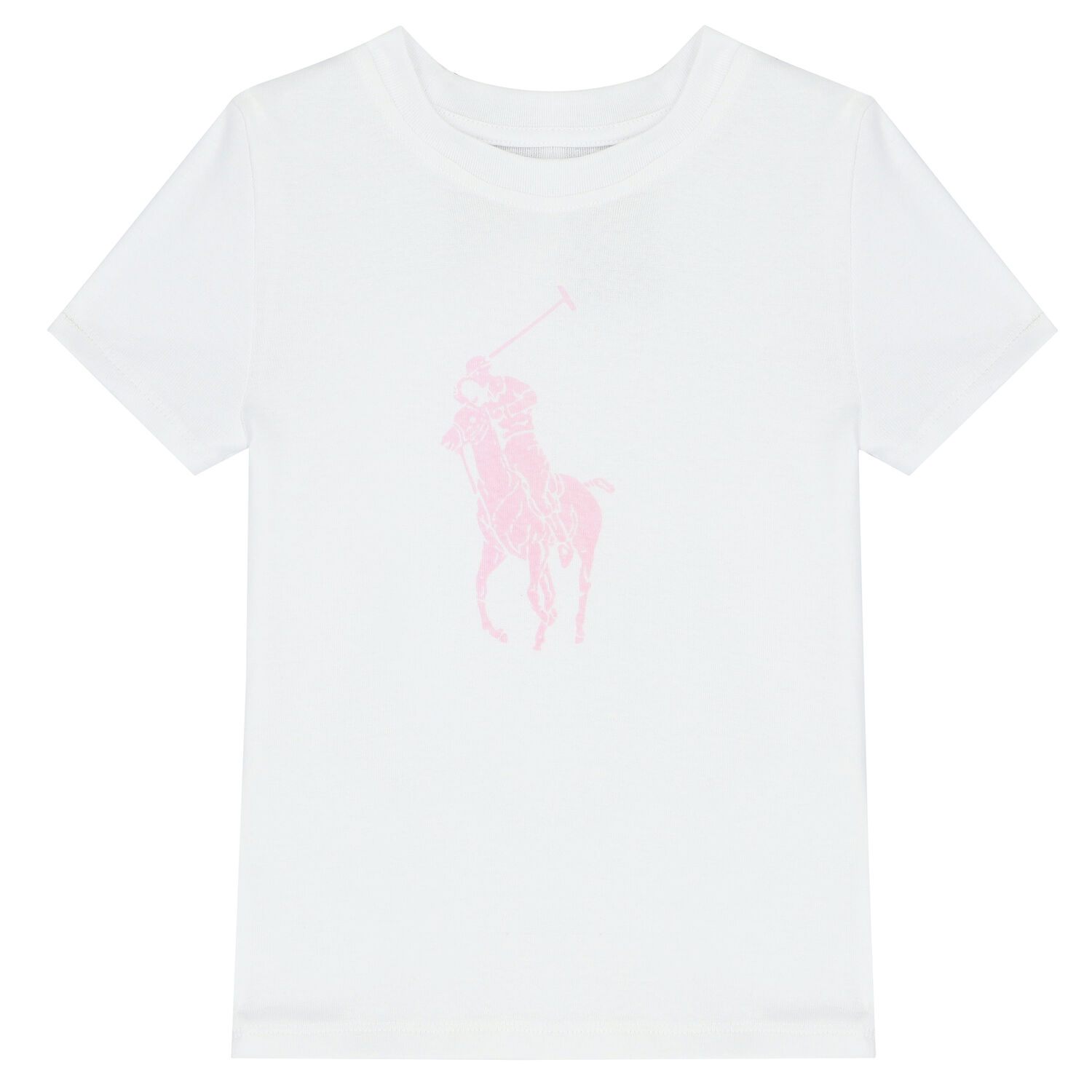 Girls White Logo Pyjamas, 1, hi-res