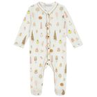 Baby Girls Ivory & Pink Carousel Babygrow Gift Set, 1, hi-res