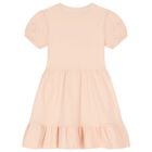 Girls Pink Logo Dress, 1, hi-res