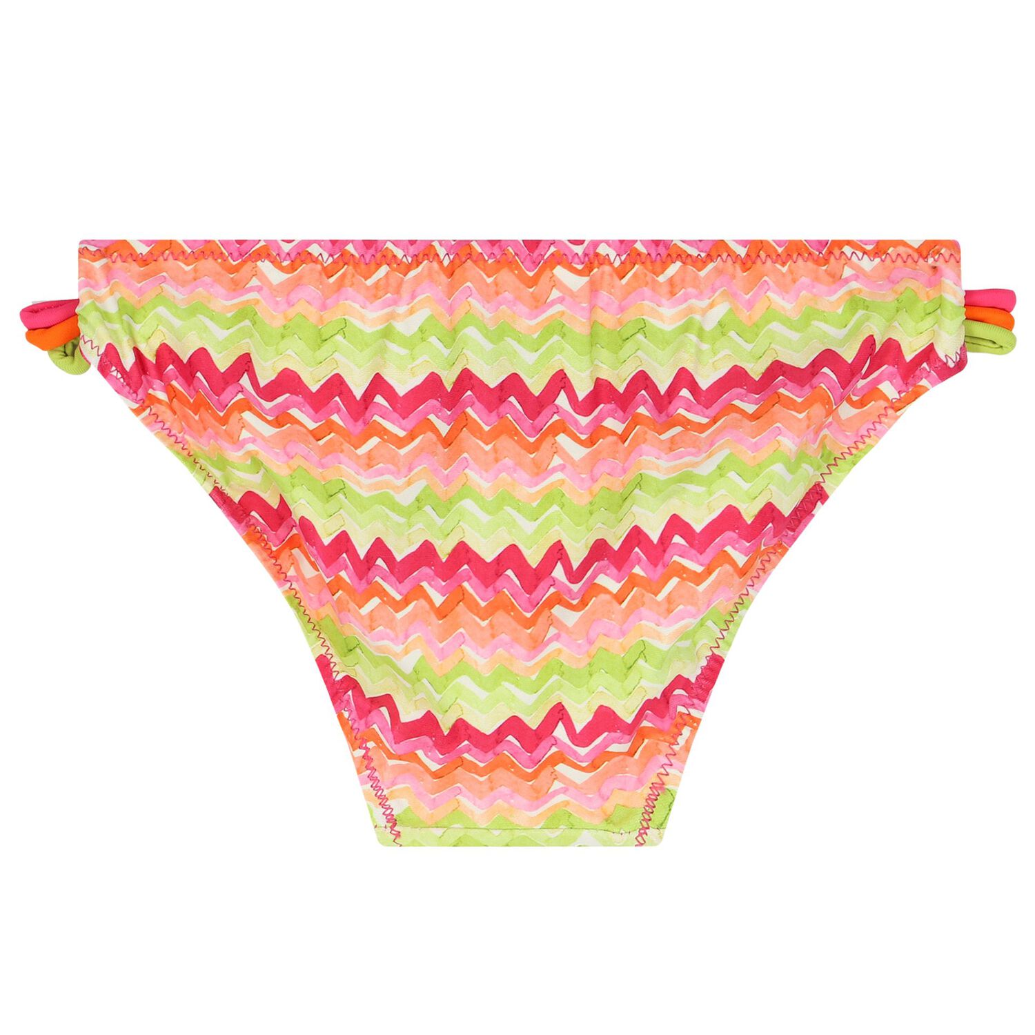 Girls Orange & Green Zig zag Bikini, 1, hi-res image number null