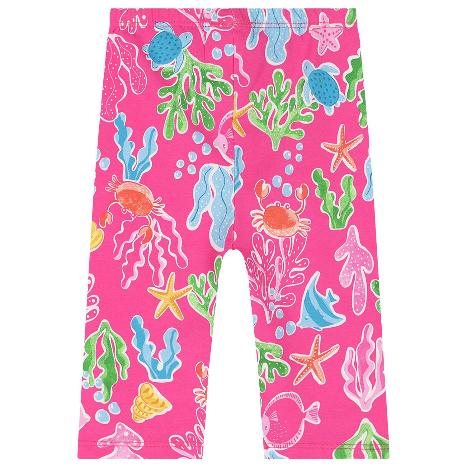Younger Girls White & Pink  Floral Leggings Set, 1, hi-res image number null
