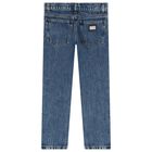 Boys Blue Logo Denim Jeans, 1, hi-res