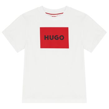 Boys White Logo T-Shirt