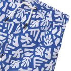 Boys Blue & White Swim Shorts, 1, hi-res