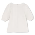 Younger Girls Ivory Bag & Daisy Dress, 1, hi-res