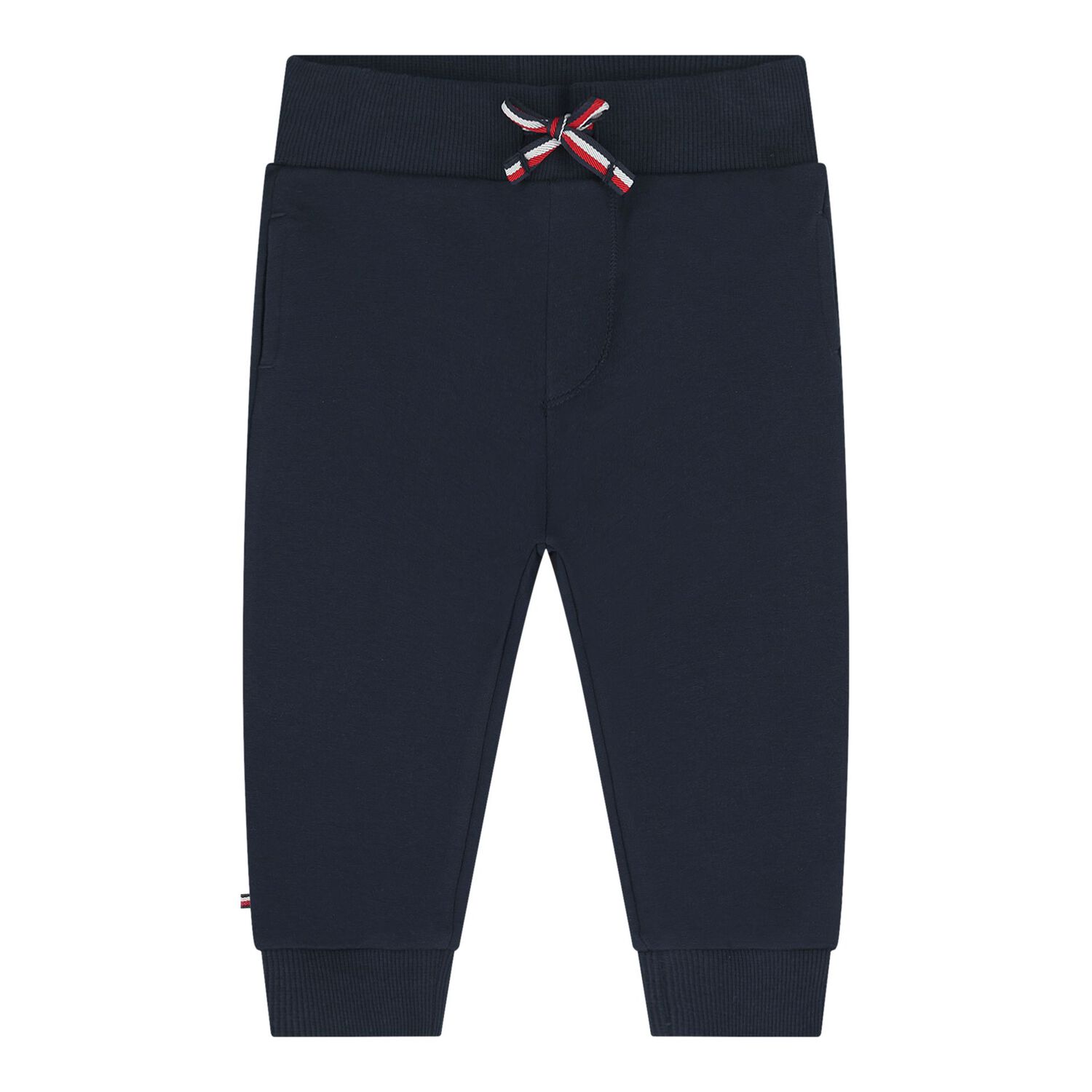 Baby Boys Navy Blue Logo Tracksuit, 1, hi-res